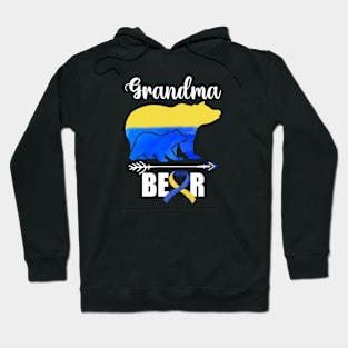 Down Syndrome Awareness Day Grandma Bear Trisomy 21 Mama Hoodie